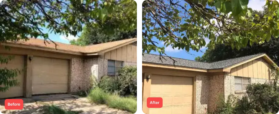 Everlasting Roofing & Construction- before and after -2 Everlasting Roofing & Construction- before and after -2